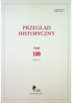 Przegląd historyczny Tom 100 zeszyt 2