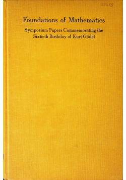 Foundations of mathematics