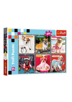Puzzle 200 Wesołe psy TREFL
