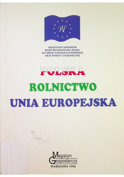 Polska rolnictwo Unia Europejska