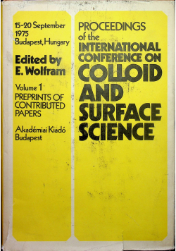 International conference on colloid and surface science