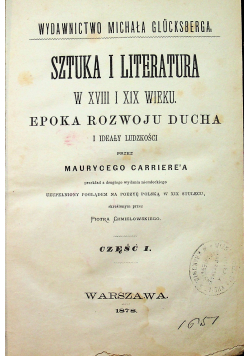 Sztuka i literatura w XVIII i XIX wieku 1878r