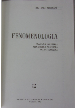 Fenomenologia