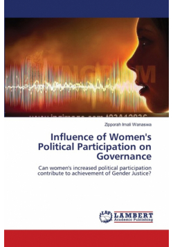 Influence of Women's Political Participation on Governance