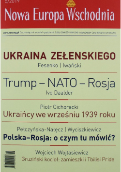 Nowa Europa Wschodnia Nr 5 / 2019