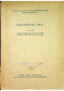 Odlewnictwo część III