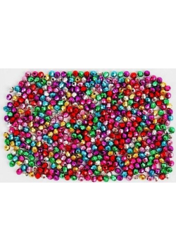 Koraliki 5mm metaliczne 40g