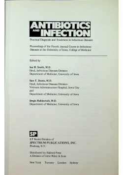 Antibiotics and infection