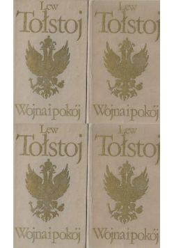 Wojna i pokój Tom od I do IV