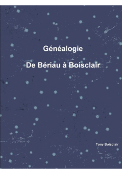 GŽnŽalogie de BŽriau ˆ Boisclair