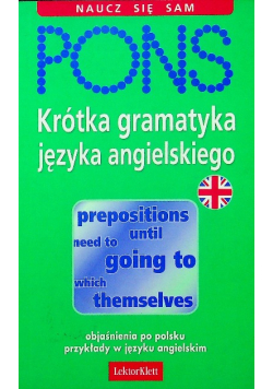 Pons Krótka gramatyka języka angielskiego