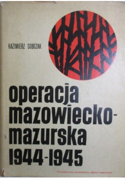 Operacja mazowiecko mazurska 1944 - 1945