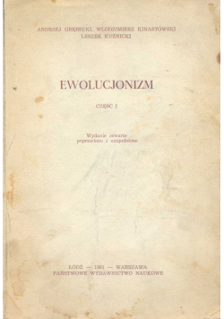 Ewolucjonizm część I