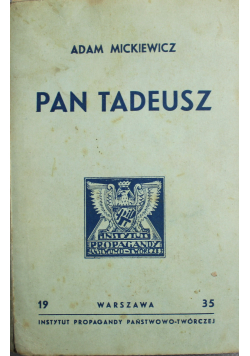 Pan Tadeusz 1935 r