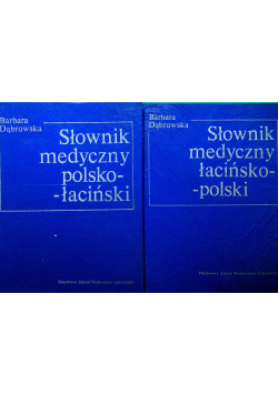 Słownik medyczyny łacińsko polski /  Słownik medyczyny polsko łaciński