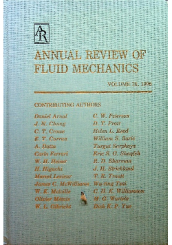 Annual review of fluid mechanics volume 28