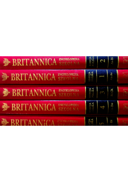 Britannica Encyklopedia szkolna tom 1 do 5