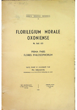 Florilegium Morale Oxoniense