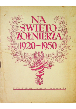 Na święto żołnierza 1920 1950 1950r
