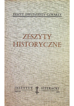 Zeszyty historyczne 24