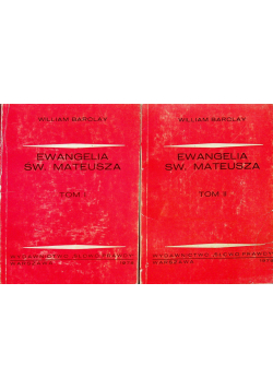 Ewangelia Św Mateusza Tom I i II