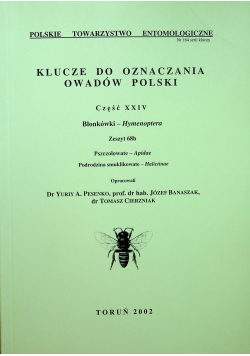 Klucze do oznaczania owadów Polski  część XXIV zeszyt 68b