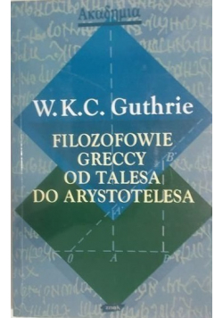 Filozofowie greccy od Talesa do Arystotelesa