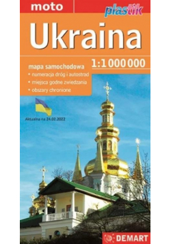 Mapa samochodowa Ukraina 1:1 000 000