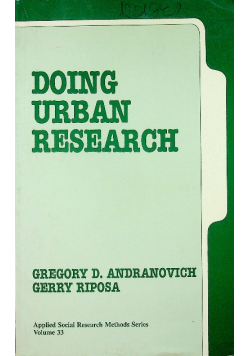 Doing urban research