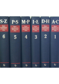 Nowa encyklopedia powszechna PWN tom 1 do 6