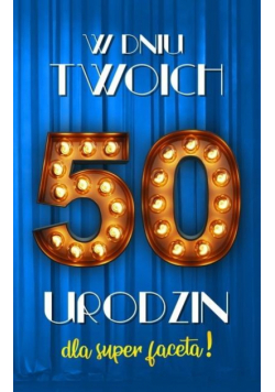 Karnet Urodziny 50 męskie 2K - 022
