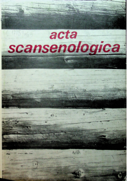 Acta scansenologica 3