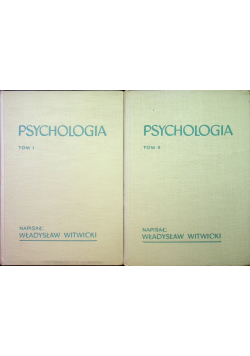 Psychologia, Tom I-II