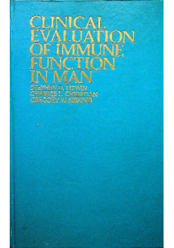Clinical evaluation of immune function in man