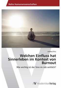 Welchen Einfluss hat Sinnerleben im Kontext von Burnout