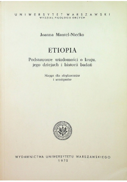 Etiopia podstawowe wiadomości