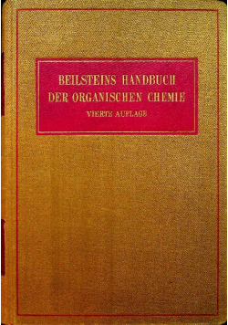 Beilsteins Handbuch der Organischen Chemie 1935 r