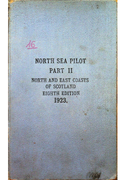 North Sea Pilot Part II 1923 r.