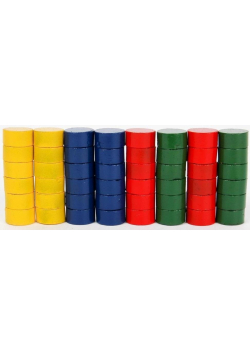 Magnesy 10 mm kolorowe 48szt