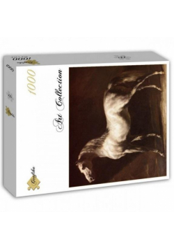 Puzzle 1000 Szaro-biały koń arabski, Gericault