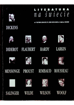 Literatura na świecie Nr 7 - 8 / 1999