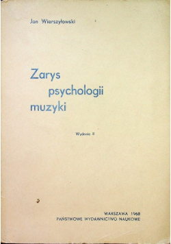 Zarys psychologii muzyki