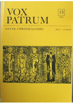 Vox Patrum Antyk Chrześcijański 15