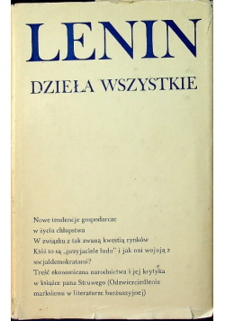 Lenin Dzieła wszystkie tom 1