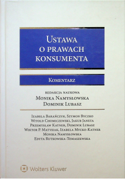 Ustawa o prawach konsumenta Komentarz