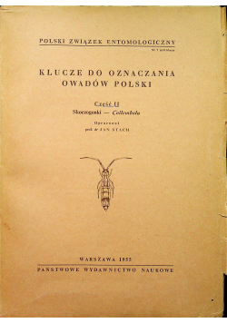 Klucze do oznaczania owadów Polski Część II