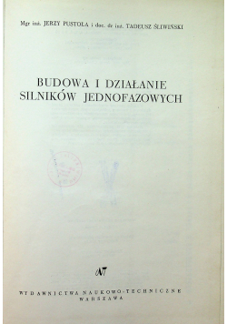 Budowa i działanie silników jednofazowych