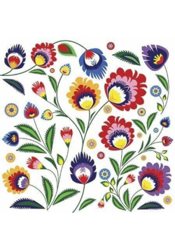 Serwetki Folk 33x33cm 20szt