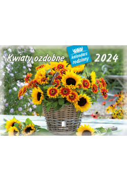 Kalendarz rodzinny 2024 WL2 Kwiaty ozdobne
