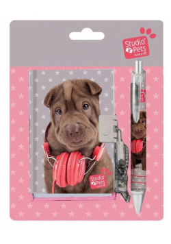 Pamiętnik z długopisem Studio Pets PEJ-3643 PASO